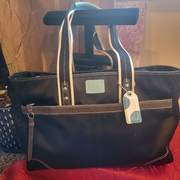 Coach Handbags - Coach Black Hampton Tote Bag purse
